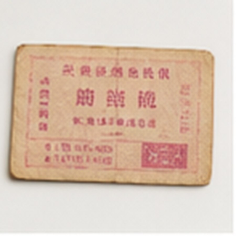 传世副食品票本 · 色泽温润